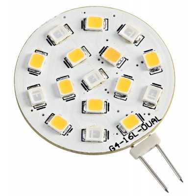 Lampadina G4 16 LED colore Bianco/Blu 24V 1,6/0,8W 3000K OS1445032-18%