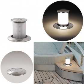 Quick Lampada LED Retrattile Secret Light L 6W 10-30V Inox 3100K Caldo Q26100002BIC-25%