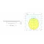 Quick TATÌ 2W 10-15V LED Ceiling Light 3100K Warm White IP40 White 9010 Q27002414