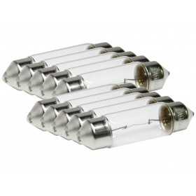 Set 10 Lampadine a Siluro 12V 5W Ø8x31mm OS1440002-0%