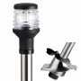 360° Stainless steel removable Pull-out light pole 60cm White lantern OS1116100
