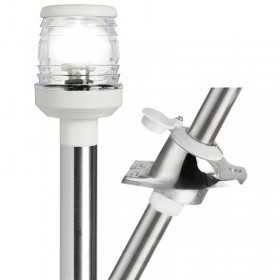 Classic 360° Retractable Stainless Steel Pole 115x60cm White OS1114002