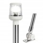 Stainless steel folding masthead light with 360° light 60cm OS1113002
