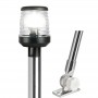 Stainless steel folding masthead light with 360° light 60cm OS1113000
