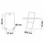 Asta fanale alogena estraibile 360° 12V 10W Bianco h60cm N52225001961-10%