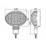 Roll-bar LED light Adjustable Model 10/30V 24W 6000K OS1332103