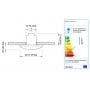 Quick PATRICIA 0.48W 10-30V Natural White LED Courtesy Light Technopolymer Q25200006BIN