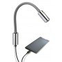 Quick AUDREY WALL USB 1.5W 10-30V Satin Aluminum Reading Light Switch Q25400022BIN
