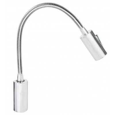 Quick AUDREY WALL 1.5W 10-30V Satin Aluminum Reading Light with Switch Q25400020BIC