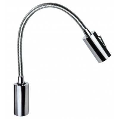 Quick Luce LED AUDREY WALL 1.5W Alluminio Cromato con Switch 10-30V B.Naturale Q25400018BIN-25%