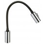 Quick Luce LED AUDREY WALL 1.5W Alluminio Cromato con Switch 10-30V B.Naturale Q25400018BIN-25%