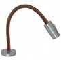 Quick AUDREY 1.5W 10-30V IP40 Satin Aluminum Reading Light with Switch Q25400016BIN