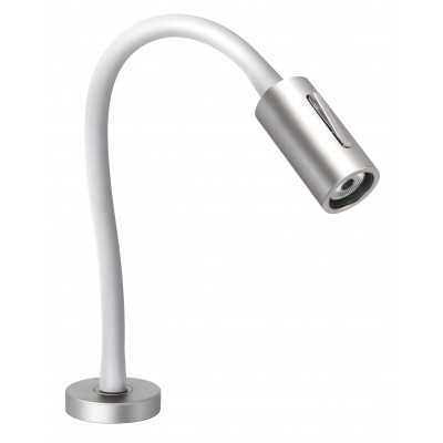 Quick AUDREY 1.5W 10-30V IP40 Satin Aluminum Reading Light with Switch Q25400016BIN