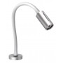 Quick AUDREY 1.5W 10-30V IP40 Satin Aluminum Reading Light with Switch Q25400016BIN