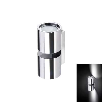 Quick Applique LED Alluminio TB TWINS 4+4W con 2 POWER LED IP40 B.Naturale Q26002419BIN-25%