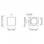 Quick QB COMPASS 4W IP40 Aluminum Fixed Wall Light 1 POWER LED Adjustable Q26002406BIN