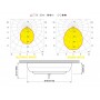 Quick Plafoniera LED SANDY C 2W 10-30V Inox Satinato con Interruttore Q27002433BIC-25%