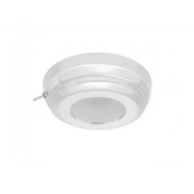 Quick Plafoniera LED MINDY CS 2W 10-30V Inox Bianco 9010 e Interruttore Q27002431BL-25%