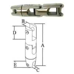 Giunto girevole a doppio snodo - Catena 10/12mm N12401828976-25%