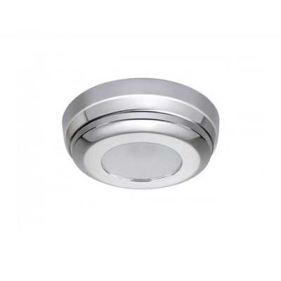 Quick Plafoniera LED MINDY C 2W 10-30V Acciaio Inox Lucido IP40 Ø90mm Q27002426BIC