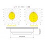 Quick Plafoniera LED TIM CS 2W 10-30V Acciaio Inox Satinato con Interruttore Q27002424BL-25%