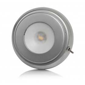 Quick Plafoniera LED TIM CS 2W 10-30V Acciaio Inox Satinato con Interruttore Q27002424BIC-25%