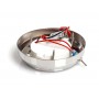 Quick TIM CS 2W 10-30V Polished Stainless Steel LED Ceiling Light with Switch Q27002423BIC