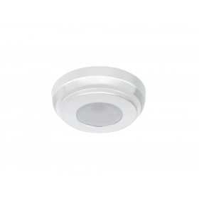 Quick Plafoniera LED TIM C 2W 10-30V Acciaio Inox Bianco 9010 Ø90mm Q27002422RO-25%