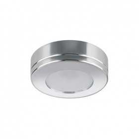 Quick Plafoniera LED BARBIE C 2W 10-30V Acciaio Inox Lucido IP66 Ø72.5mm Q27002418BIC