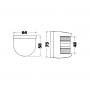 IMCO 72 Red light 112.5° White polycarbonate Navigation light OS1142501