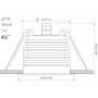 Quick Faretto LED Antiabbagliamento PALLADIO R90 10W 55° 755-810lm IP66 Q25300034BINB