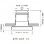 Quick Faretto LED ad Incasso HONEY HP 3W 10-30V IP65 in Vetro 9mm Q25300030BIC-25%