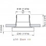 Quick Faretto LED ad Incasso SUGAR HP 1,5W 10-30V IP65 in Vetro 9mm Q25300024BIN