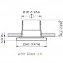 Quick Faretto LED ad Incasso SUGAR LP 1,5W 10-30V IP65 in Vetro 5mm Q25300023BIC-25%