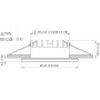 Quick Faretto LED ad Incasso DAPHNE LP 4W IP65 in Vetro 5.5x86mm Q25300019BIC-25%