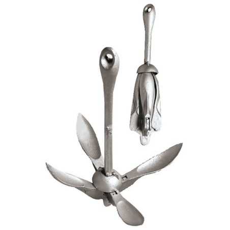 Ancora a ombrello pieghevole 1,5 kg in acciaio fuso e zincato a caldo N10701710000-10%