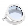 Oblò nylon tondo bianco 320mm con vetro in plexiglass OS1975003BI-18%