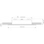 Quick Faretto LED ad Incasso KLEOS 180 12W in Acciaio Inox Bianco 9010 Q25300005BIC-25%