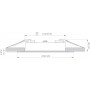 Quick Faretto LED ad Incasso KLEOS 180 12W in Acciaio Inox Bianco 9010 Q25300005BIC-25%