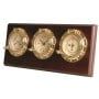 Barometro Orologio Termometro su tavoletta in legno 36xh15cm MT2417213-20%