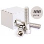 100pcs DIN912 A2 Stainless steel Hexagon socket head cap screws 8x45mm N44591007234