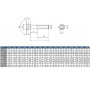 100PZ Viti a testa cilindrica esagono incassato TCEI DIN912 8x45mm Inox A2 N44591007234-0%
