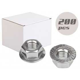 200PZ Dadi esagonali con flangia zigrinata M10 DIN6923 N44592008505-0%