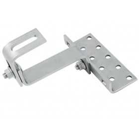 Inox A2 Adjustable Solar hook for roofs 140x56x3mm N52331500080