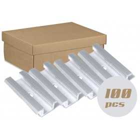 Kit 100pz Megafix Morsetti centrali in Alluminio 36x70mm per fissaggio pannelli N52331500076-0%