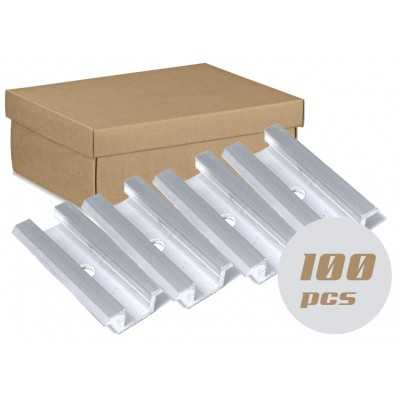 100pcs Kit Megafix Aluminum central clamp made for fixing panels 36x70mm N52331500076
