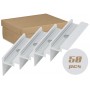 Kit 50pz Megafix Morsetti terminali in Alluminio 35x70mm per fissaggio pannelli N52331500075-0%