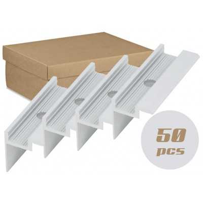 50pcs Kit Megafix Aluminum Terminal Clamp made for fixing panels 40x70mm N52331500074