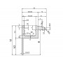 Megafix Aluminum Terminal Clamp made for fixing panels 35x70mm N52331500073