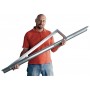 Megafix One Aluminum single self-supporting triangle 1,5mt 12° tilt N52331500060